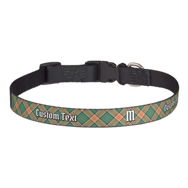 Clan Pollock Tartan Pet Collar (Front)