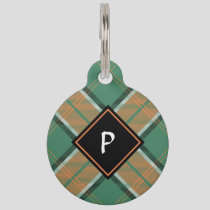 Clan Pollock Tartan Pet ID Tag