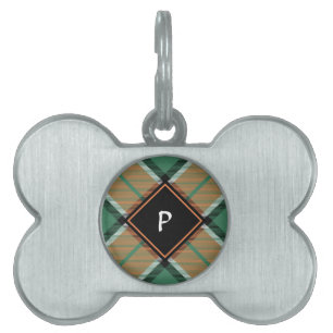 Clan Pollock Tartan Pet ID Tag