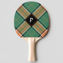 Clan Pollock Tartan Ping Pong Paddle