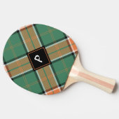 Clan Pollock Tartan Ping Pong Paddle (Side)