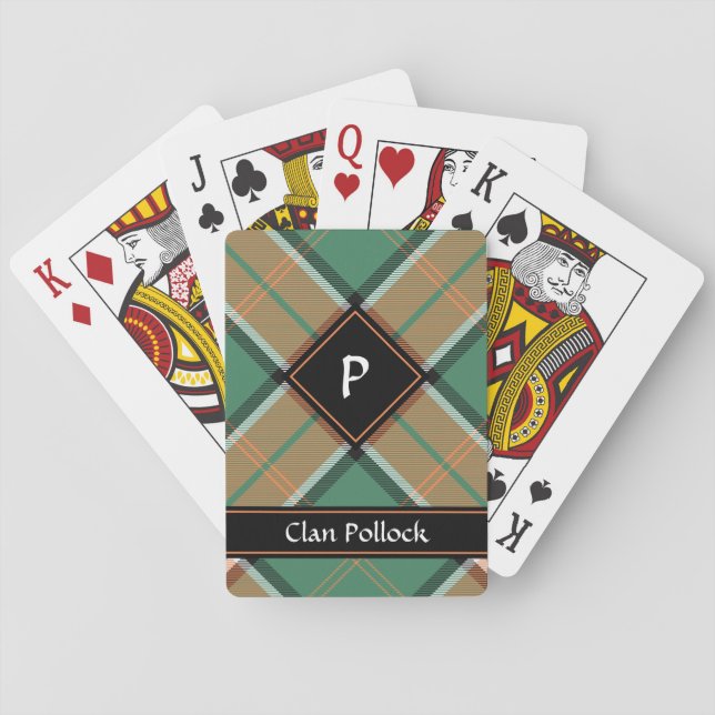 Clan Pollock Tartan Playing Cards (Back)