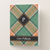 Clan Pollock Tartan Pocket Folder (Front)