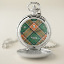 Clan Pollock Tartan Pocket Watch