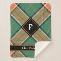 Clan Pollock Tartan Sherpa Blanket