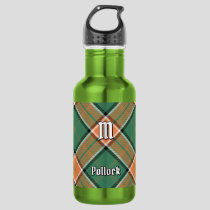 Clan Pollock Tartan Stainless Steel Water Bottle