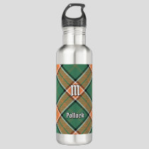 Clan Pollock Tartan Stainless Steel Water Bottle