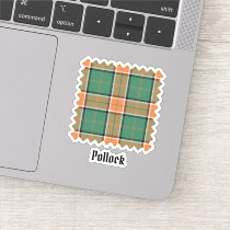 Clan Pollock Tartan Sticker