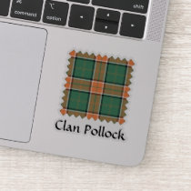 Clan Pollock Tartan Sticker