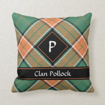 Clan Pollock Tartan Throw Pillow