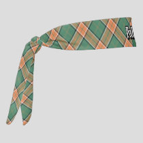 Clan Pollock Tartan Tie Headband