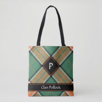 Clan Pollock Tartan Tote Bag