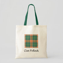 Clan Pollock Tartan Tote Bag