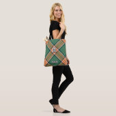 Clan Pollock Tartan Tote Bag (On Model)
