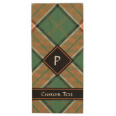 Clan Pollock Tartan Wood Flash Drive (Front Vertical)