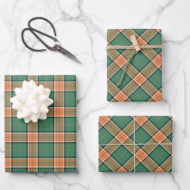 Clan Pollock Tartan Wrapping Paper Sheets