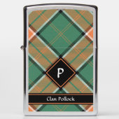 Clan Pollock Tartan Zippo Lighter (Front)