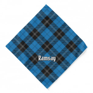 Clan Ramsay Blue Hunting Tartan Bandana