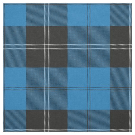 Clan Ramsay Blue Hunting Tartan Fabric
