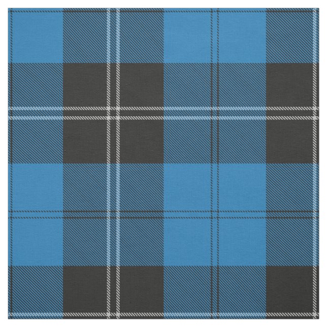 Clan Ramsay Blue Hunting Tartan Fabric (Swatch)