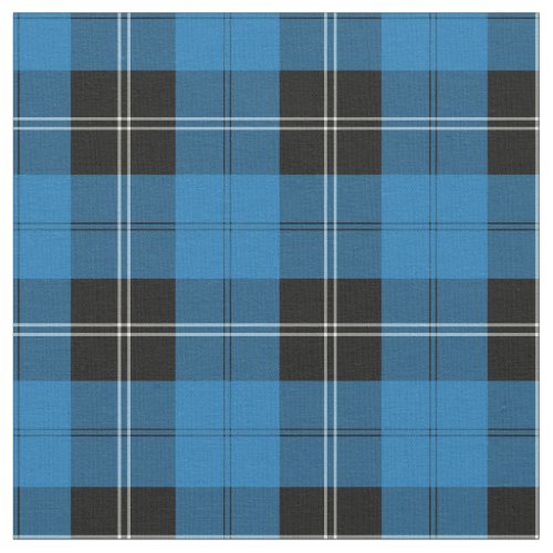 Clan Ramsay Blue Hunting Tartan Fabric