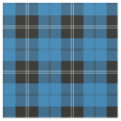 Clan Ramsay Blue Hunting Tartan Fabric