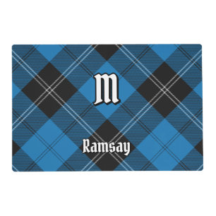 Clan Ramsay Blue Hunting Tartan Placemat