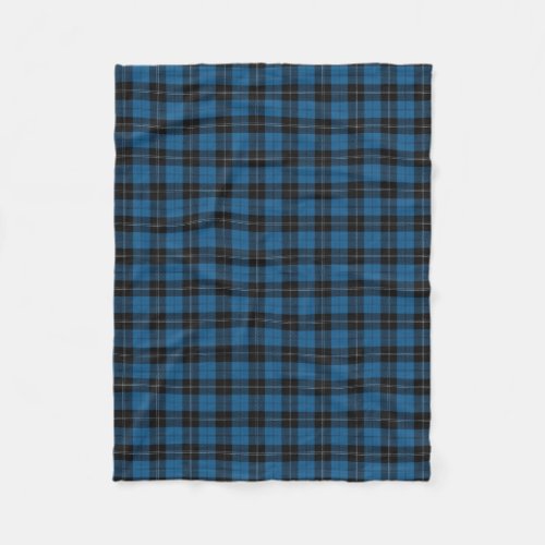 Clan Ramsay Ramsey Blue Hunting Tartan Fleece Blanket