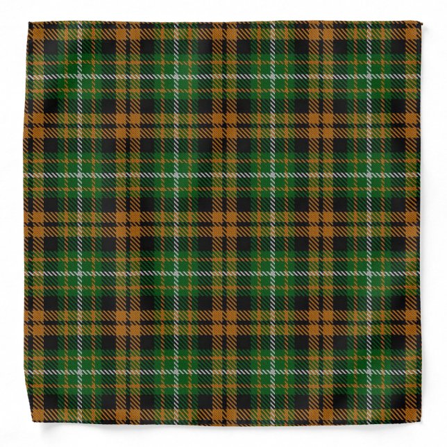 Clan Ramsay Ramsey Orange Hunting Tartan Bandana (Front)