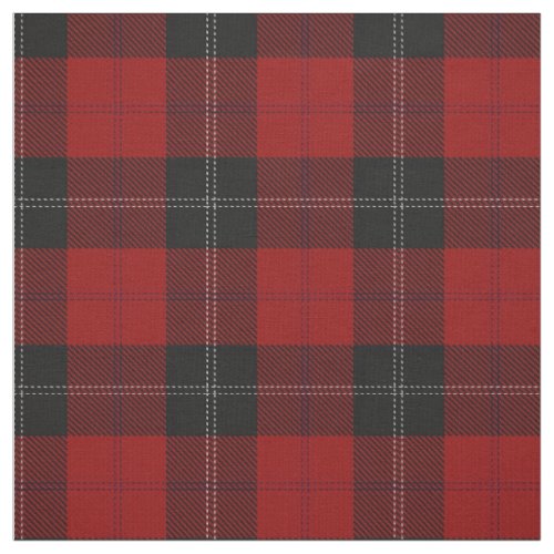 Clan Ramsay Ramsey Red Scottish Tartan Fabric