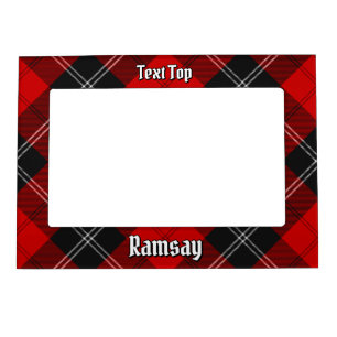 Clan Ramsay Red Tartan Magnetic Frame
