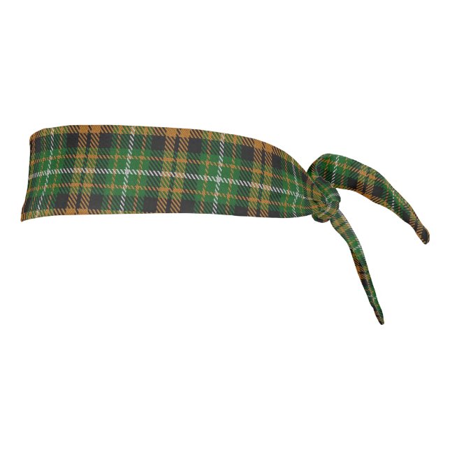 Clan Ramsay Scottish Accents Orange Hunting Tartan Tie Headband (Rotate 90)