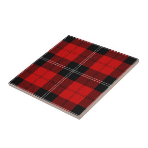 Clan Ramsay Tartan  Ceramic Tile
