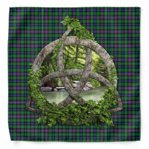 Clan Rankine Tartan Celtic Trinity Bandana