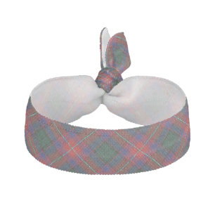 Clan Rattray Scottish Red Green Blue Tartan Elastic Hair Tie