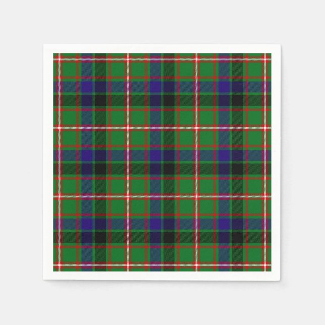 Clan Reid Tartan Napkins (Front)