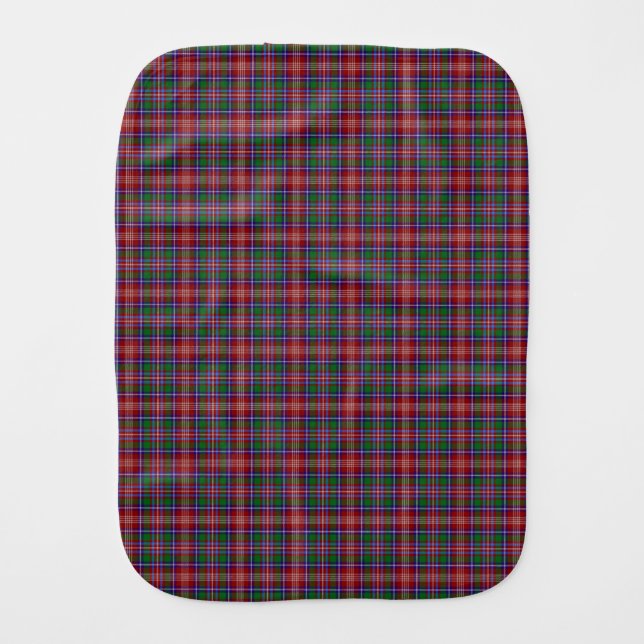 Clan Ritchie Tartan Burp Cloth (Front)