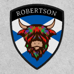 Clan Robertson [EDIT] Tartan Coo Patch