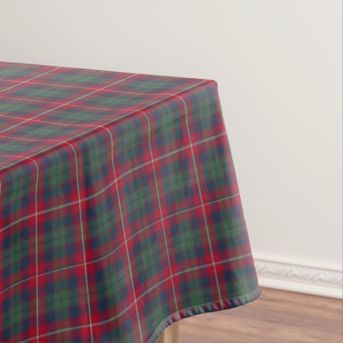 Clan Robertson Red Green and Blue Scottish Tartan Tablecloth