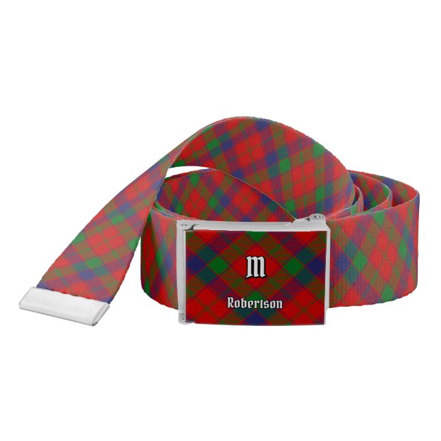 Clan Robertson Tartan Belt (Snake)