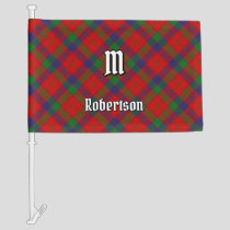 Clan Robertson Tartan Car Flag