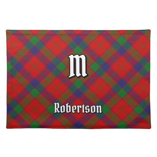 Clan Robertson Tartan Cloth Placemat (Front)