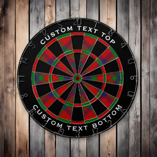 Clan Robertson Tartan Dart Board