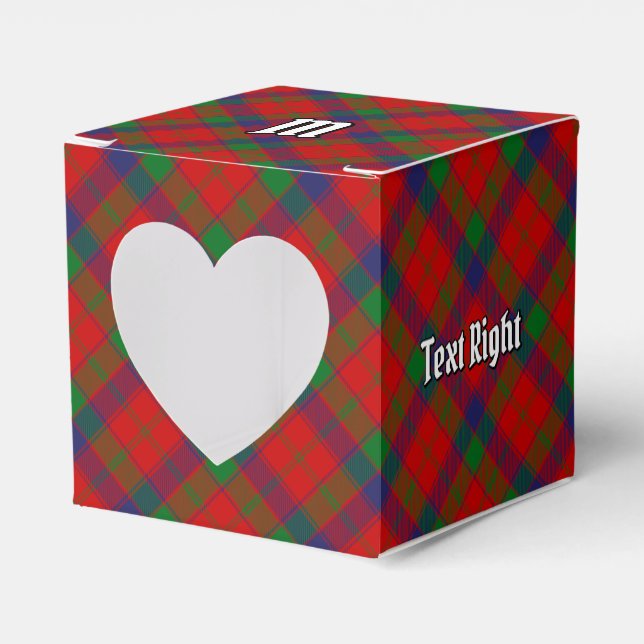 Clan Robertson Tartan Favor Boxes (Front Side)