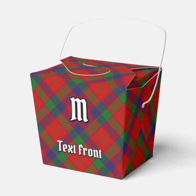 Clan Robertson Tartan Favor Boxes (Front Side)