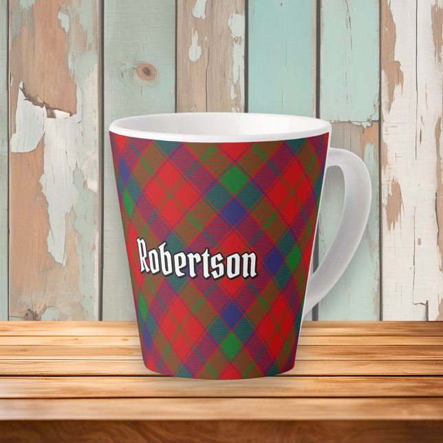 Clan Robertson Tartan Latte Mug (Creator Uploaded)