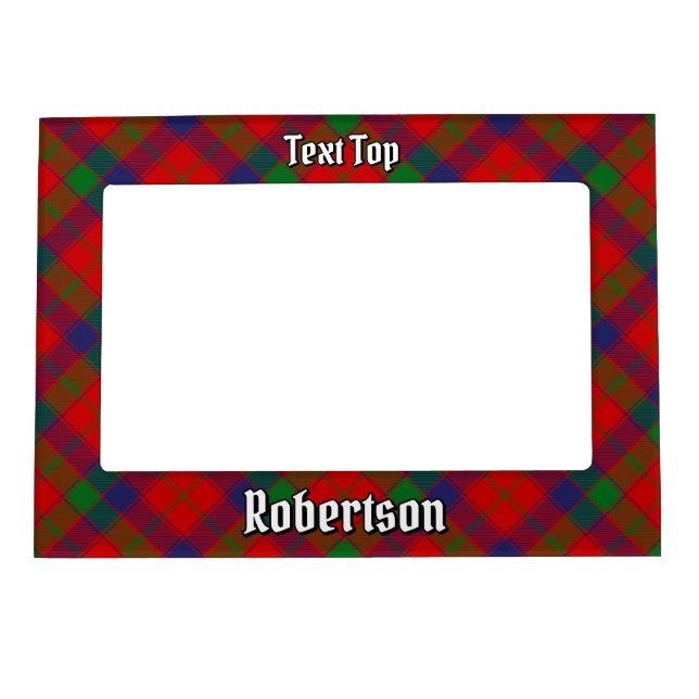 Clan Robertson Tartan Magnetic Frame (Front)
