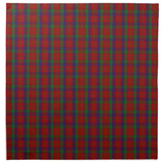Clan Robertson Tartan Napkin (Front)
