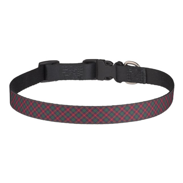 Clan Robertson Tartan Pet Collar (Front)