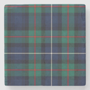 Clan Robertson Tartan Plaid Stone Coaster